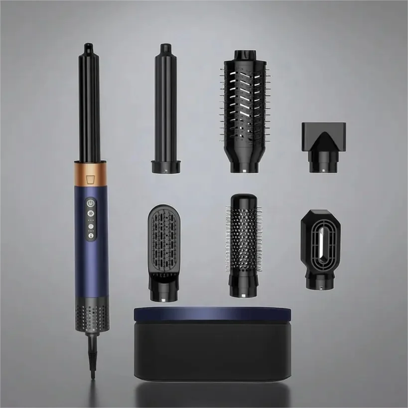 6 in 1 Professional Hair Multi Styler Blow Dryer Brush Hot air Comb Curling Irons Hair Curler with Leather case
6 in 1 Professional Hair Multi Styler Blow Dryer Brush Hot air Comb Curling Irons Hair Curler with Leather case