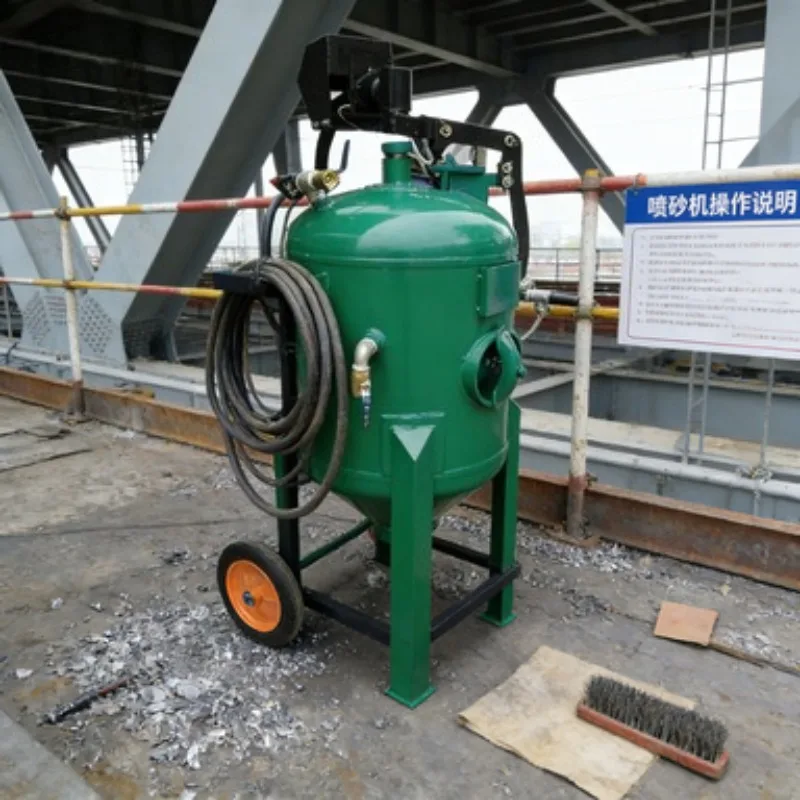 Portable Wet/Dry Sandblaster with Quick Connect, for Surface Cleaning, Etching, and Derusting
Portable Wet/Dry Sandblaster with Quick Connect, for Surface Cleaning, Etching, and Derusting