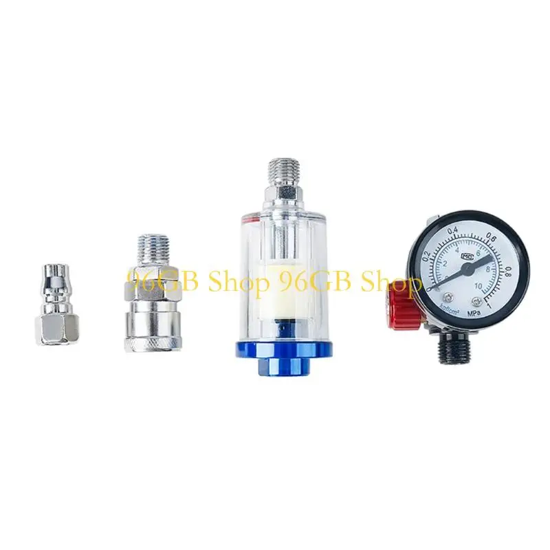 96GB Professional Oil Water Separator With Regulator Gauge Ergonomic Plastic
96GB Professional Oil Water Separator With Regulator Gauge Ergonomic Plastic