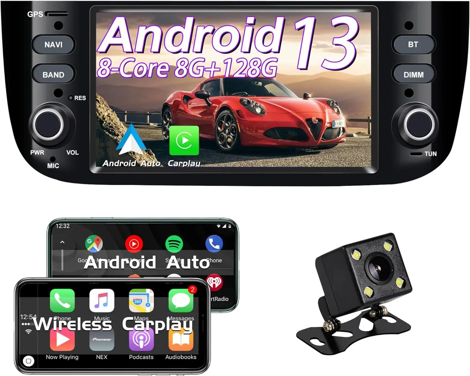Android Car radio for Fiat Linea Punto Evo 2012-2015 stereo screen 6.2’,Wireless Carplay Android Auto,Bluetooth,SWC,GPS,FM radio
Android Car radio for Fiat Linea Punto Evo 2012-2015 stereo screen 6.2’,Wireless Carplay Android Auto,Bluetooth,SWC,GPS,FM radio