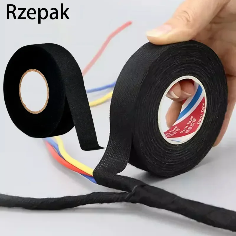 15m/roll Heat-resistant Adhesive Cloth Fabric Tape 9-50mm For Automotive Cable Tape Harness Wiring Loom Electrical Heat Tapes
15m/roll Heat-resistant Adhesive Cloth Fabric Tape 9-50mm For Automotive Cable Tape Harness Wiring Loom Electrical Heat Tapes