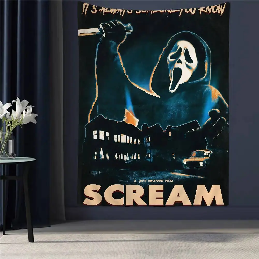 Halloween Movie S-Scream Hanging Bohemian Tapestry Indian Buddha Wall Decoration Witchcraft Bohemian Cheap Hippie Wall Hanging
Halloween Movie S-Scream Hanging Bohemian Tapestry Indian Buddha Wall Decoration Witchcraft Bohemian Cheap Hippie Wall Hanging