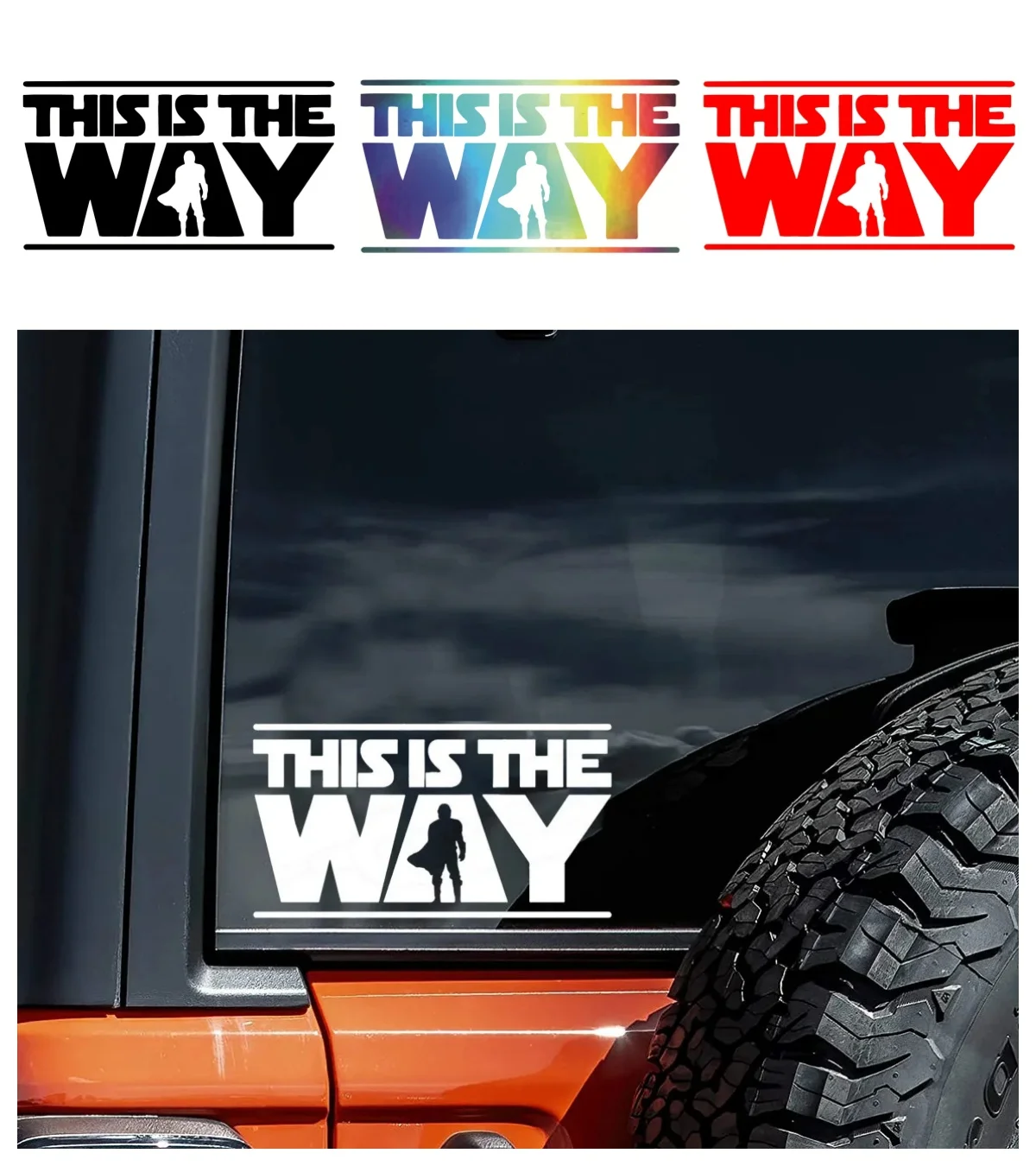 Creative This Is The Way Car Sticker Laptop Bumper Wall Truck Moto Van Helmet Racing Camper Vinyl Decal PVC Wholesale
Creative This Is The Way Car Sticker Laptop Bumper Wall Truck Moto Van Helmet Racing Camper Vinyl Decal PVC Wholesale