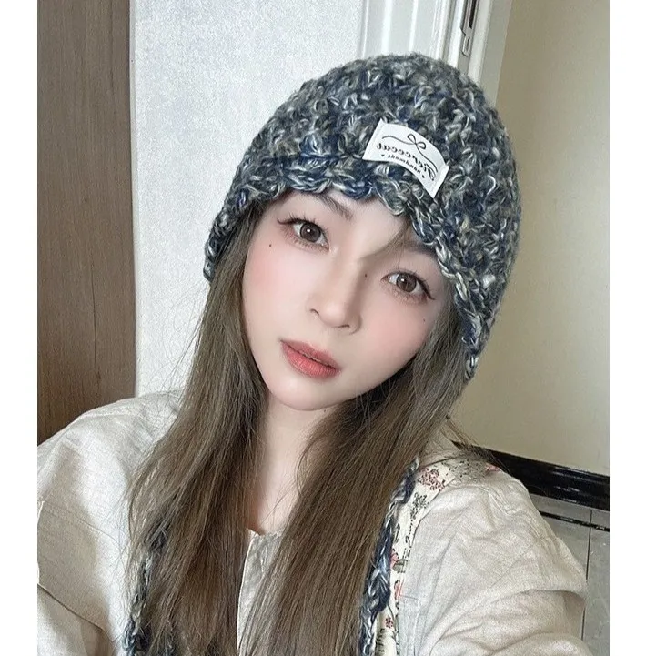 New Mixed Color Tassel Braid Crochet Yarn Hat Women Autumn and Winter Warm Versatile Ear Protection Knitted Hat H2
New Mixed Color Tassel Braid Crochet Yarn Hat Women Autumn and Winter Warm Versatile Ear Protection Knitted Hat H2