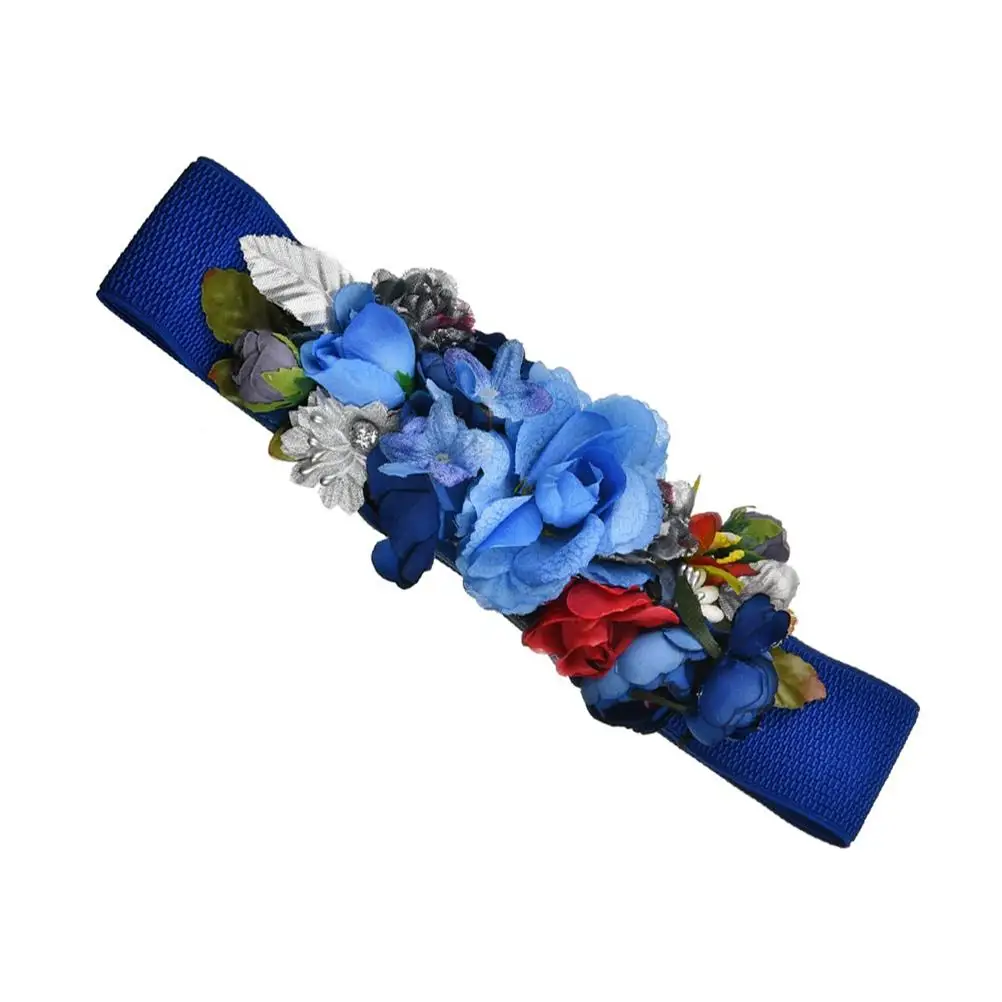 Blue Lightweight NonFade Elastic Women Belt Flower Waistband Corset Dress Lady Practical Beautiful Matching Accessory
Blue Lightweight NonFade Elastic Women Belt Flower Waistband Corset Dress Lady Practical Beautiful Matching Accessory