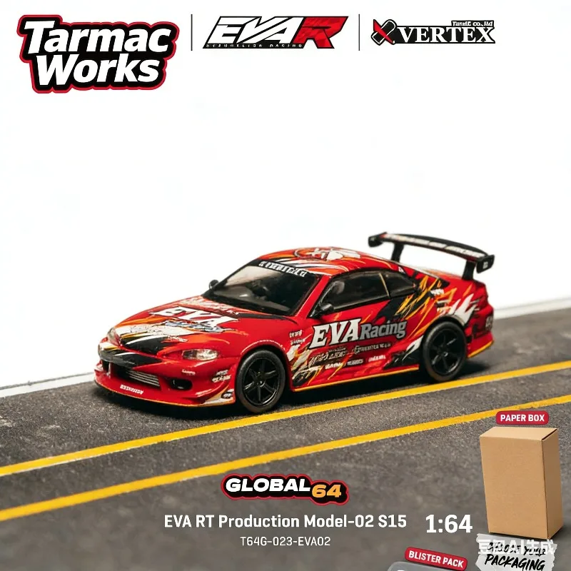 TW 1:64 Nissan S15 EVA RT PRODUCTION MODEL - 02 Die-cast alloy automotive model, boys' toy collection decorative item.
TW 1:64 Nissan S15 EVA RT PRODUCTION MODEL - 02 Die-cast alloy automotive model, boys' toy collection decorative item.