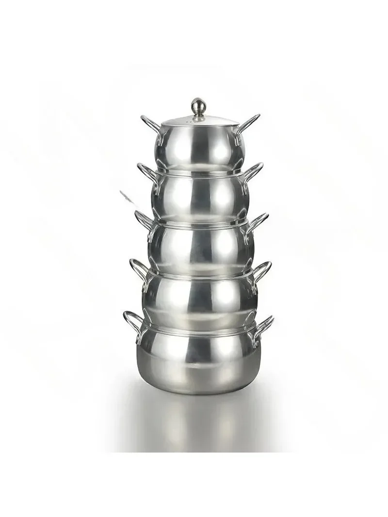 Thinning Sanded Aluminum Pot 16-28cm Commercial Hotel Kitchen Soup Cookware Set Durable Non-Stick Aluminum Pots for Cooking
Thinning Sanded Aluminum Pot 16-28cm Commercial Hotel Kitchen Soup Cookware Set Durable Non-Stick Aluminum Pots for Cooking