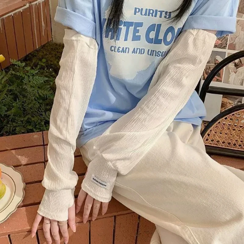 Sun Protection Arm Sleeves Solid Wrinkle Ice Silk Oversized Loose Plus Size Korean Fashion Cooling Anti UV Sleeves Hand Covers
Sun Protection Arm Sleeves Solid Wrinkle Ice Silk Oversized Loose Plus Size Korean Fashion Cooling Anti UV Sleeves Hand Covers