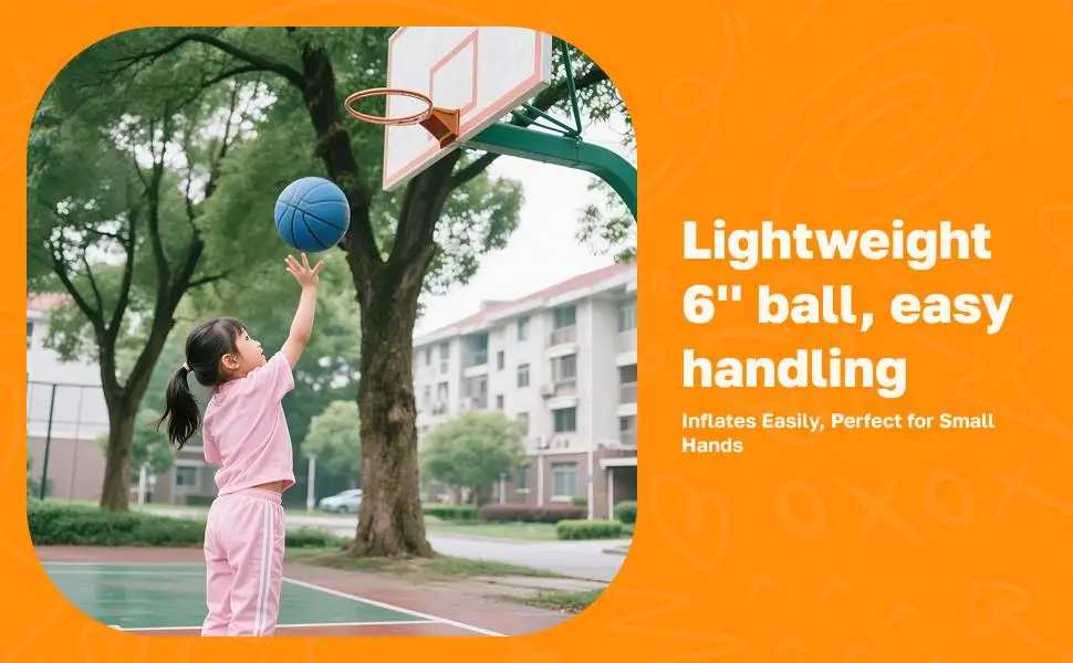 Kids Mini Basketball Bouncy Ball Child Basketball Basket Toy PVC Inflatable for Mini Basketball Hoop Play
Kids Mini Basketball Bouncy Ball Child Basketball Basket Toy PVC Inflatable for Mini Basketball Hoop Play