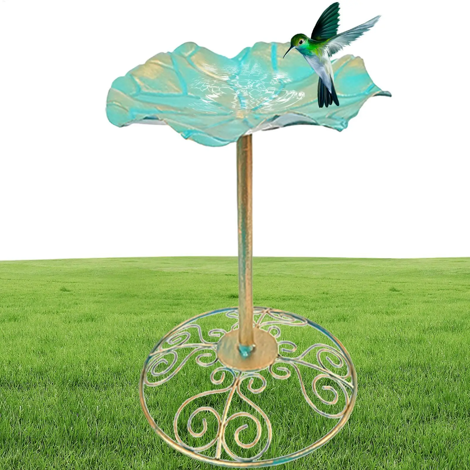 Bird Bath For Outside Vintage Outdoor Birdbath Rustproof Water Feeder Planter Yard Statue Decorations For Fence Yard Porch Lawn
Bird Bath For Outside Vintage Outdoor Birdbath Rustproof Water Feeder Planter Yard Statue Decorations For Fence Yard Porch Lawn