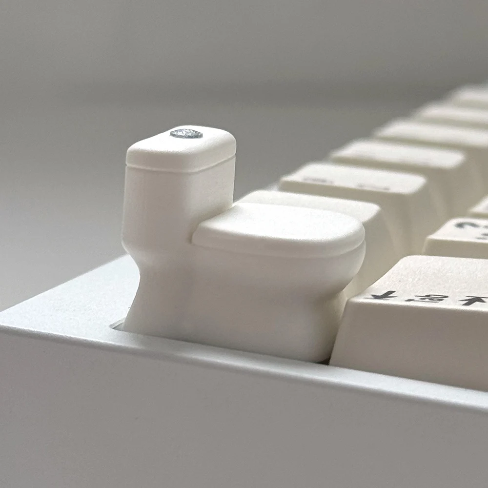 Original personalized keycap toilet creative paid shit single resin keycap personality cute mechanical keyboard
Original personalized keycap toilet creative paid shit single resin keycap personality cute mechanical keyboard