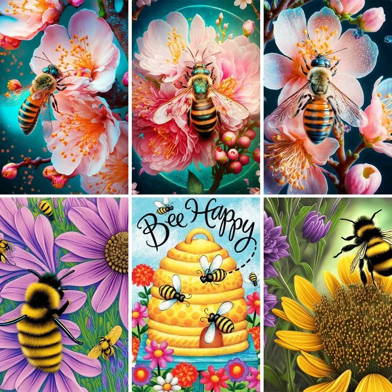 Diamond Painting Honey Bee Wall Art, Hobby and Handicraft Insect Bumblebee Square Rhinestones Embroidery 5d Diamond Mosaic
Diamond Painting Honey Bee Wall Art, Hobby and Handicraft Insect Bumblebee Square Rhinestones Embroidery 5d Diamond Mosaic