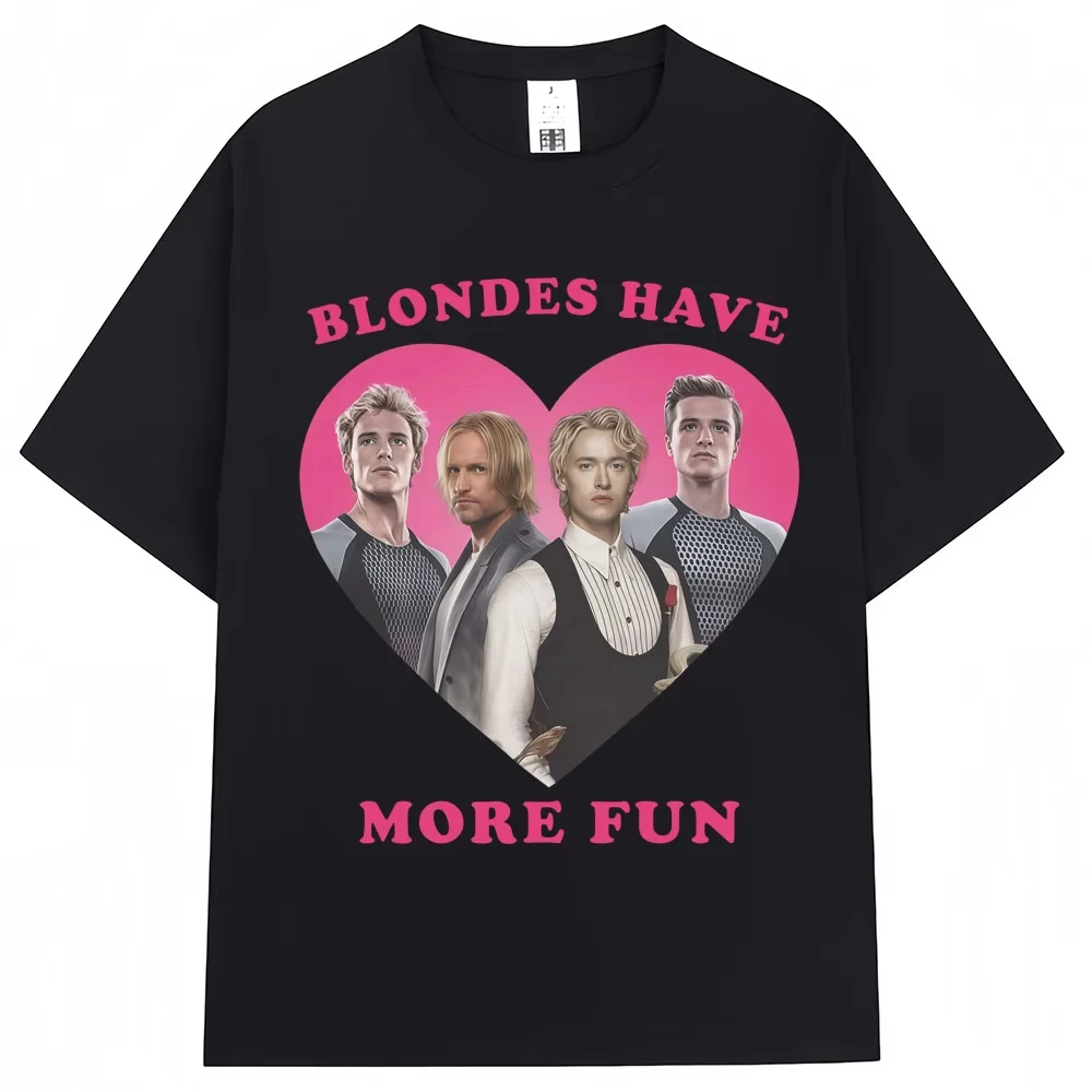 Funny Blondes Have More Fun Meme T Shirt Men Women Fashion High Quality Short Sleeve Oversized Cotton Casual T-shirts Streetwear
Funny Blondes Have More Fun Meme T Shirt Men Women Fashion High Quality Short Sleeve Oversized Cotton Casual T-shirts Streetwear