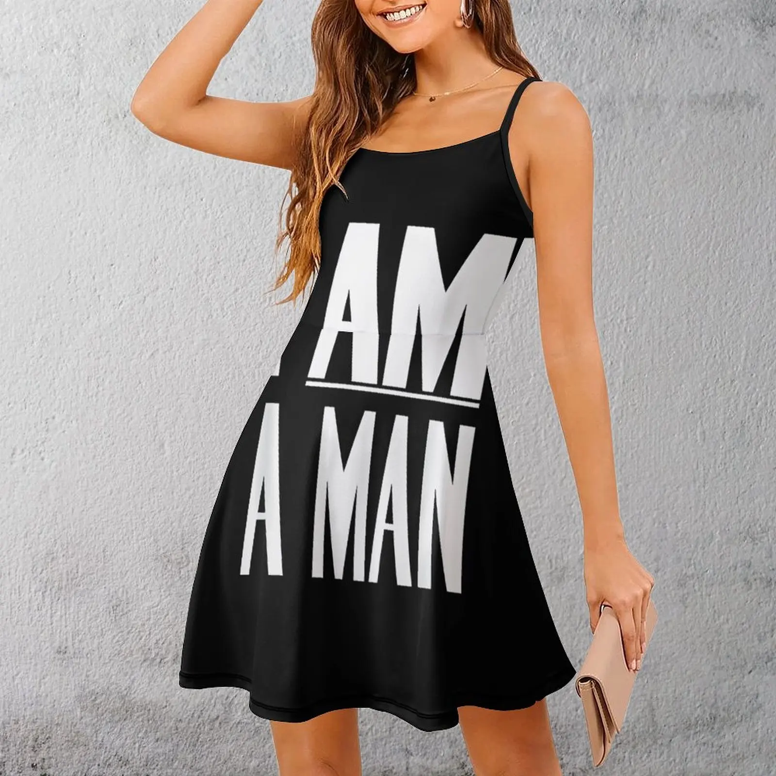Экзотическое уникальное женское платье на бретельках I AM A MAN, женская одежда, забавная новинка, клубное платье на бретелях
Экзотическое уникальное женское платье на бретельках I AM A MAN, женская одежда, забавная новинка, клубное платье на бретелях