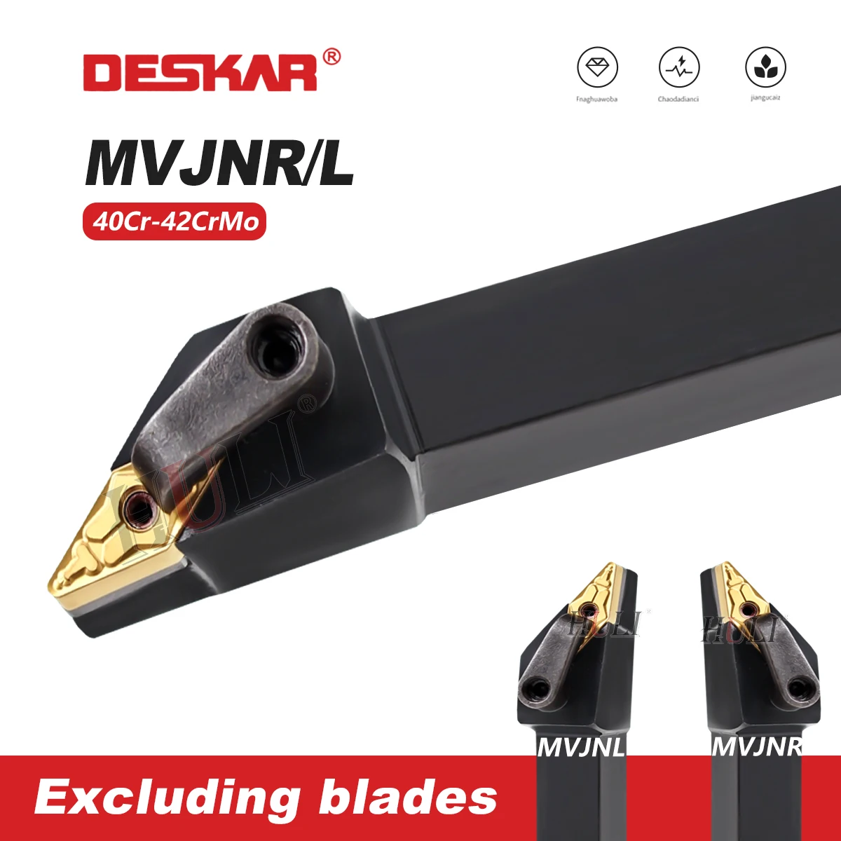 MVJNR MVJNL1616K16 2020K16 2525M16 Numerical Control Outer Circular Turning High-quality Tool Holder Use For VNMG16 Series Blade
MVJNR MVJNL1616K16 2020K16 2525M16 Numerical Control Outer Circular Turning High-quality Tool Holder Use For VNMG16 Series Blade