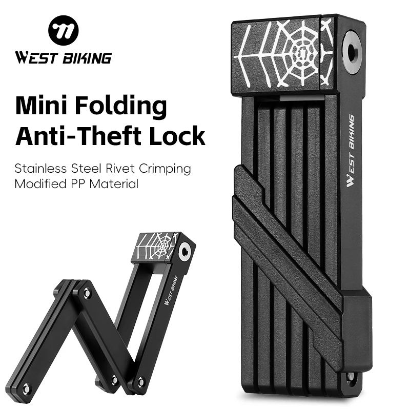 WEST BIKING Foldable Bicycle Lock MTB Road Bike Chain Lock High Security Anti-Theft Scooter Electric E-Bike Bicycle Accessories
WEST BIKING Foldable Bicycle Lock MTB Road Bike Chain Lock High Security Anti-Theft Scooter Electric E-Bike Bicycle Accessories