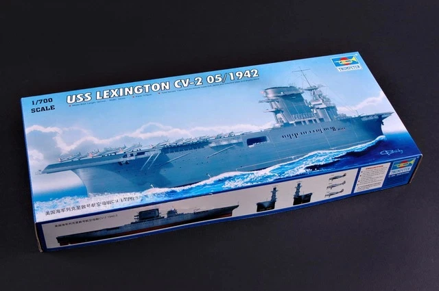 Комплект пластиковой модели корабля Trumpeter 05716 USS Lexington CV-2 масштаб 1/700
Комплект пластиковой модели корабля Trumpeter 05716 USS Lexington CV-2 масштаб 1/700