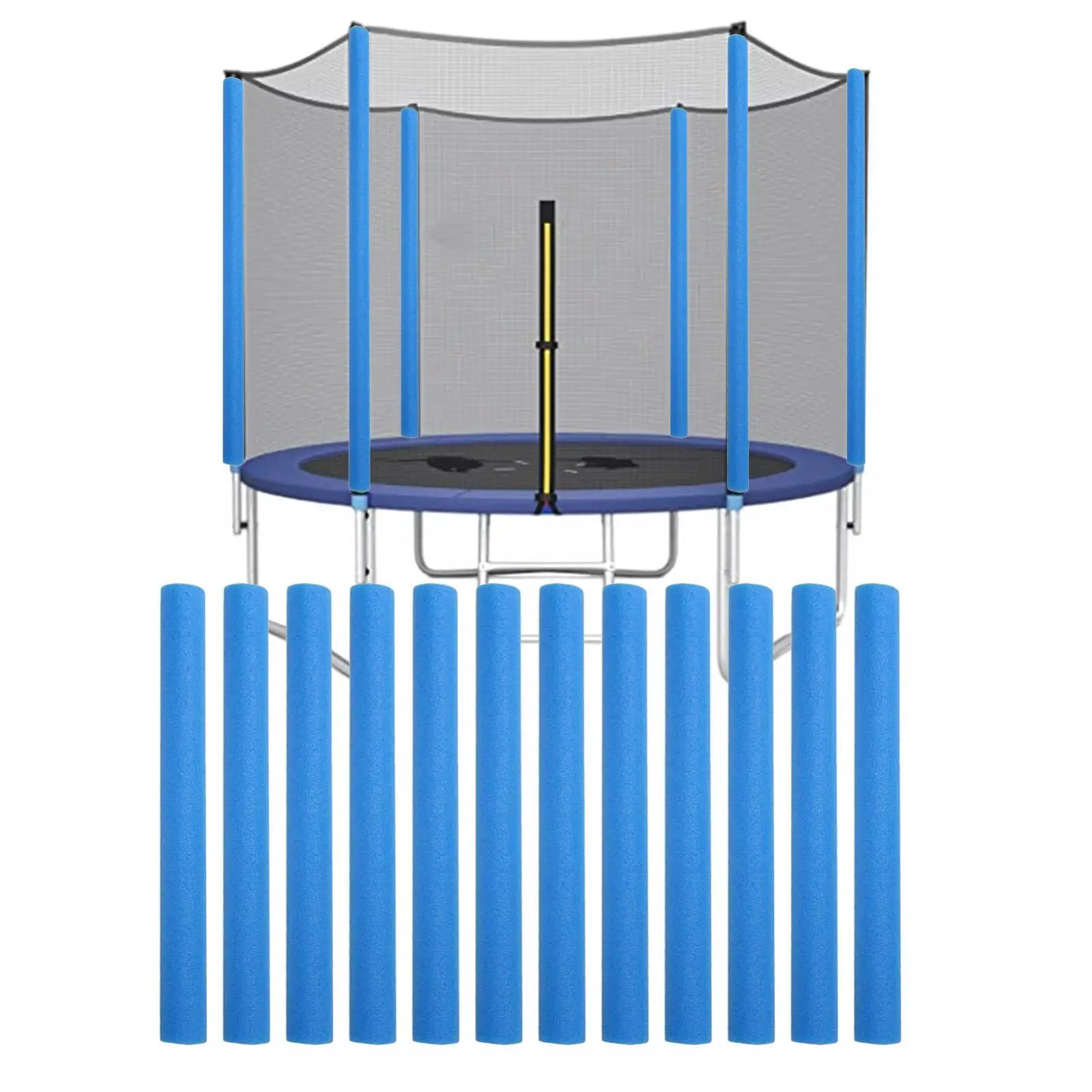 12Pcs Trampoline Enclosure Pole Foam Sleeves Cover Accessories Tubing Roll Bar
12Pcs Trampoline Enclosure Pole Foam Sleeves Cover Accessories Tubing Roll Bar