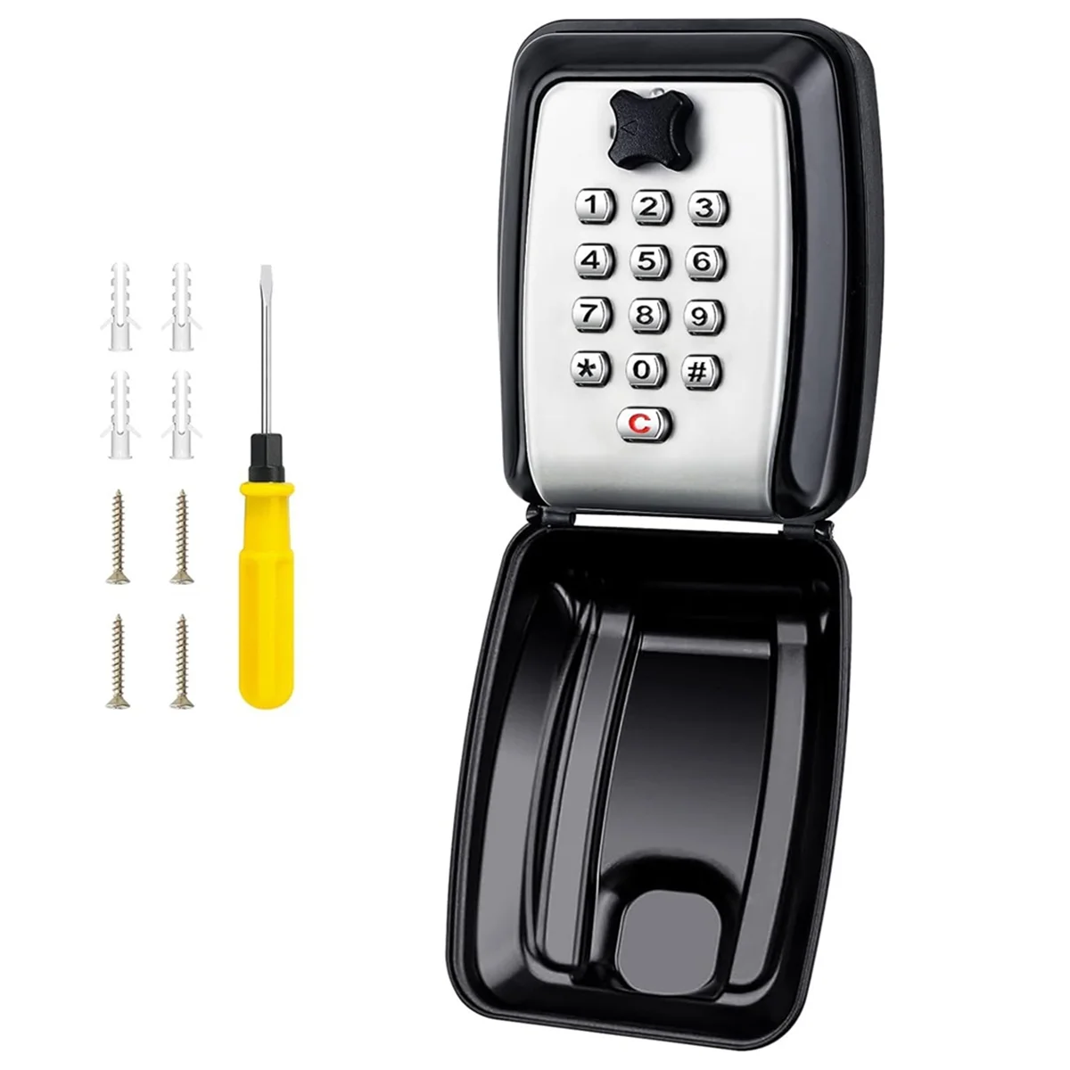 Y31A Key Box Wall Mounted Large Key Box Secure Waterproof Outdoor Key Box with 12 Code Rustproof Weatherproof Heavy Duty Key
Y31A Key Box Wall Mounted Large Key Box Secure Waterproof Outdoor Key Box with 12 Code Rustproof Weatherproof Heavy Duty Key