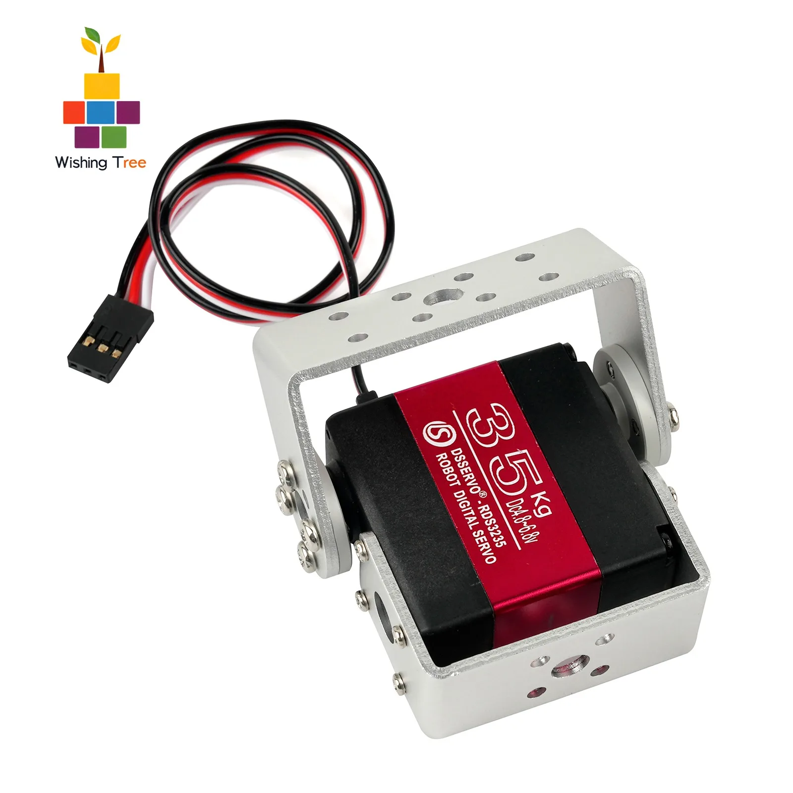 RDS3235 Цифровой сервопривод с высоким крутящим моментом, 35 кг, 4,8-6,8 В, металлическая шестерня, 180/270/360 градусов для роботизированной руки
RDS3235 Цифровой сервопривод с высоким крутящим моментом, 35 кг, 4,8-6,8 В, металлическая шестерня, 180/270/360 градусов для роботизированной руки
