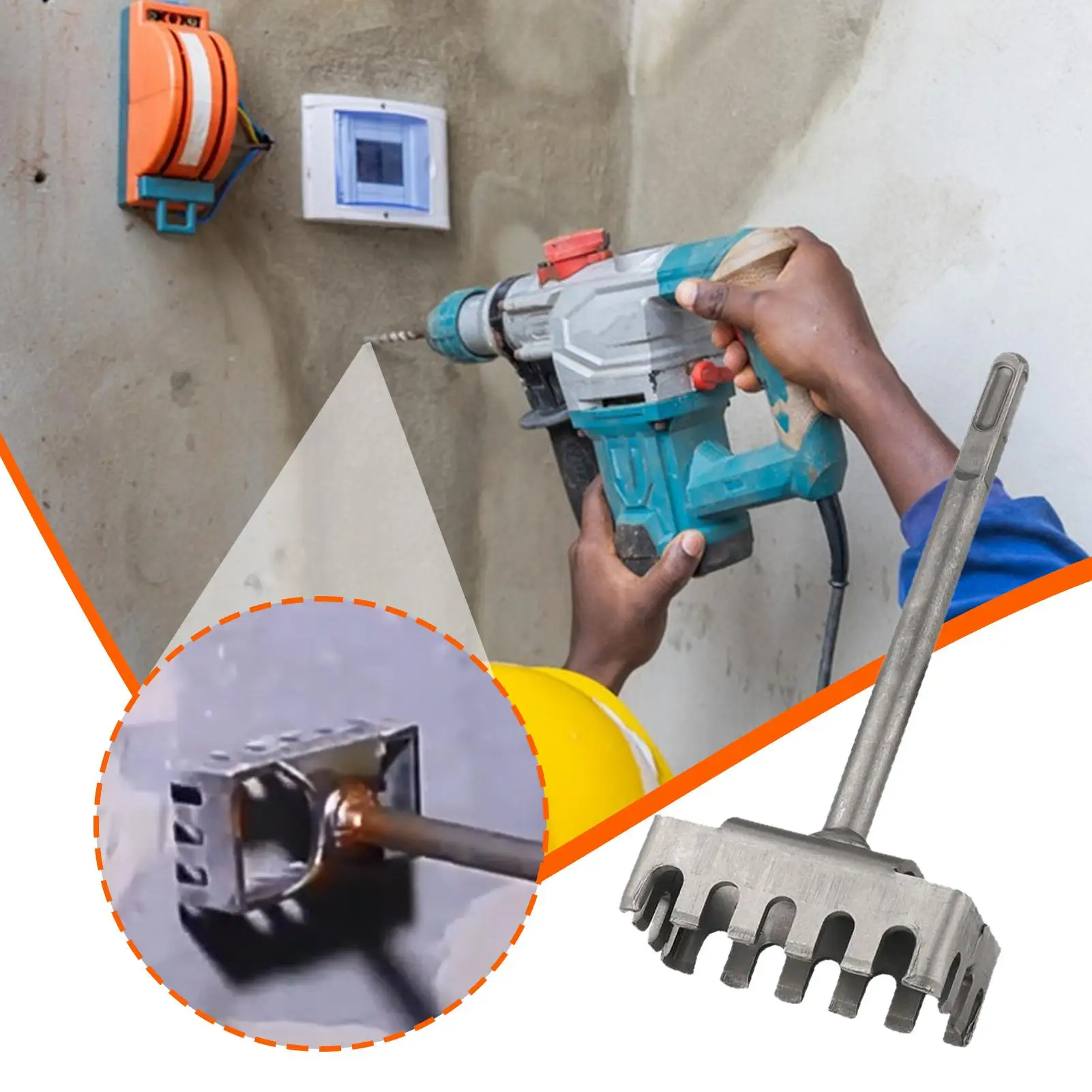 New 86-type Square Hole Cutter for Electrical Box Square Socket Puncher for Water & Electricity Installation Hand Tools
New 86-type Square Hole Cutter for Electrical Box Square Socket Puncher for Water & Electricity Installation Hand Tools