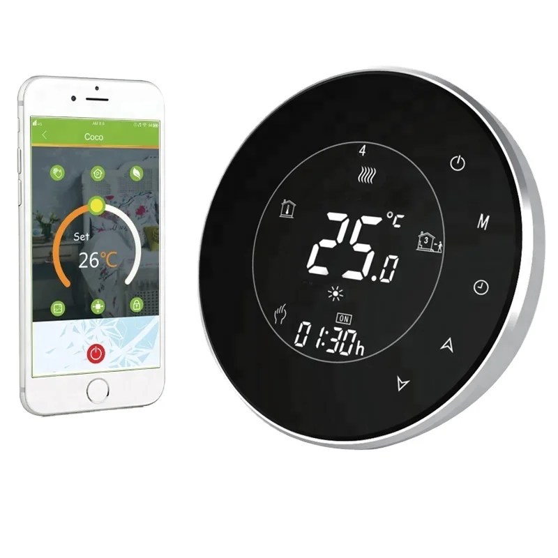 Smart Wireless electric heating Thermostat Underfloor Heating Floor System Works with Voice Assistants 16A
Smart Wireless electric heating Thermostat Underfloor Heating Floor System Works with Voice Assistants 16A