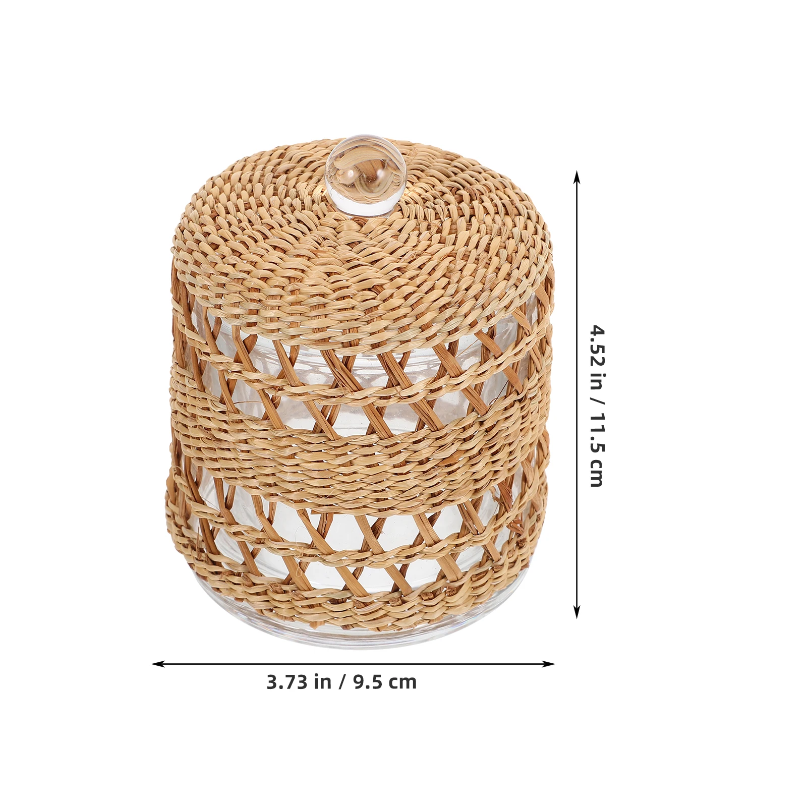 Straw Wrapped Cover Dome Cloche Rattan Woven Transparent Candleholder Vintage Windproof Protectors For Bedroom Living Room
Straw Wrapped Cover Dome Cloche Rattan Woven Transparent Candleholder Vintage Windproof Protectors For Bedroom Living Room
