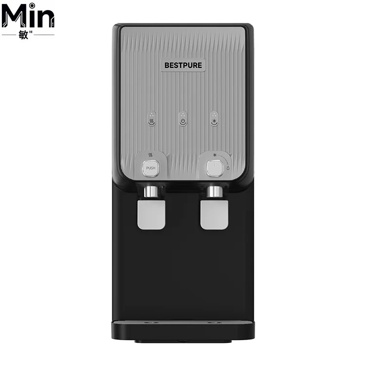 Countertop RO Water Purifier, Hot & Cold Water Dispenser, 5-Stage Filtration System for Home Office
Countertop RO Water Purifier, Hot & Cold Water Dispenser, 5-Stage Filtration System for Home Office