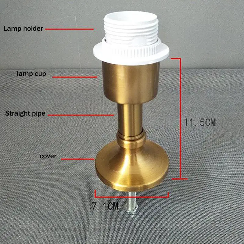 High Quality! Iron Metal Desk Lamp Holder Fixed Base E27 Screw Lamp Mouth DIY Lighting Accessories
High Quality! Iron Metal Desk Lamp Holder Fixed Base E27 Screw Lamp Mouth DIY Lighting Accessories