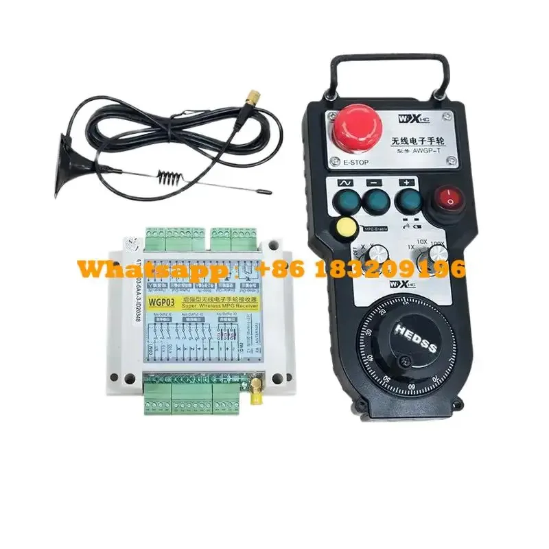 433MHZ 25PPR 100PPR CNC Machining Remote Handwheel Remote Control Lathe Controller Syntec MPG Manual Pulse Generator Cyclmotion
433MHZ 25PPR 100PPR CNC Machining Remote Handwheel Remote Control Lathe Controller Syntec MPG Manual Pulse Generator Cyclmotion