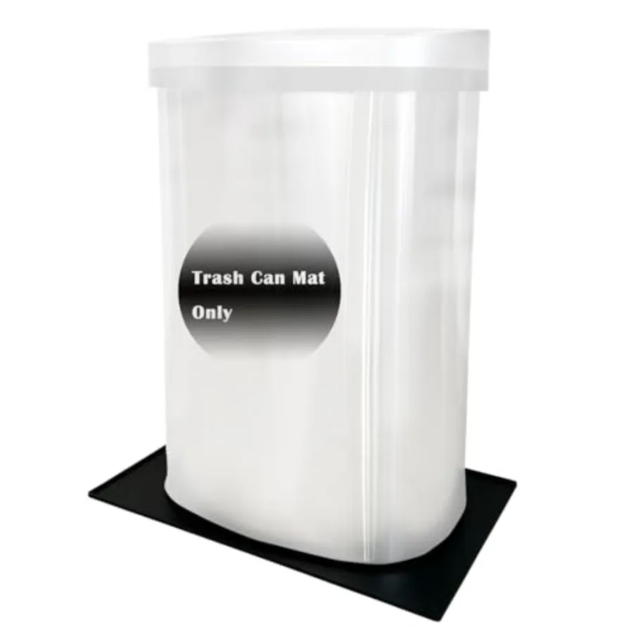 Trash Can Mat, Waterproof Raised Edge Silicone Under Garbage Can Mat, .8" X8.9" Non-Slip Trash Can Pad for Kitchen Office Bedro
Trash Can Mat, Waterproof Raised Edge Silicone Under Garbage Can Mat, .8" X8.9" Non-Slip Trash Can Pad for Kitchen Office Bedro