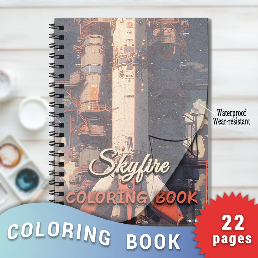 Книжка-раскраска Skyfire — 8,3x 11,2 дюйма, 22-страничная книжка-раскраска — помогает снизить стресс и легкость эмоций
Книжка-раскраска Skyfire — 8,3x 11,2 дюйма, 22-страничная книжка-раскраска — помогает снизить стресс и легкость эмоций
