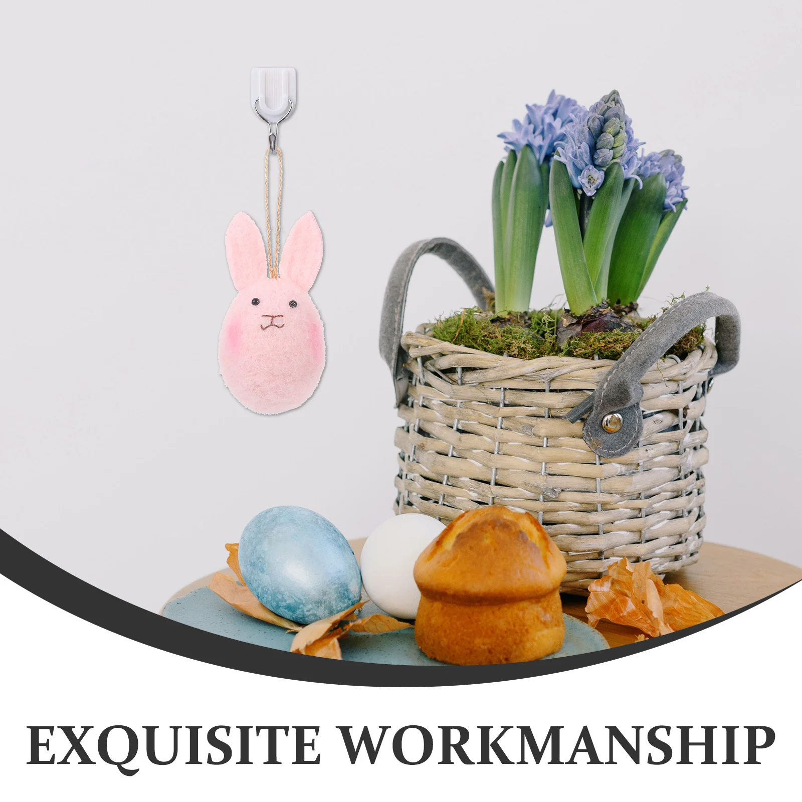 Wool Felt Bunny Hanging Ornament Easter Decorations Home Scene Pendant Hanging Rabbit Decor Festival Adornment
Wool Felt Bunny Hanging Ornament Easter Decorations Home Scene Pendant Hanging Rabbit Decor Festival Adornment