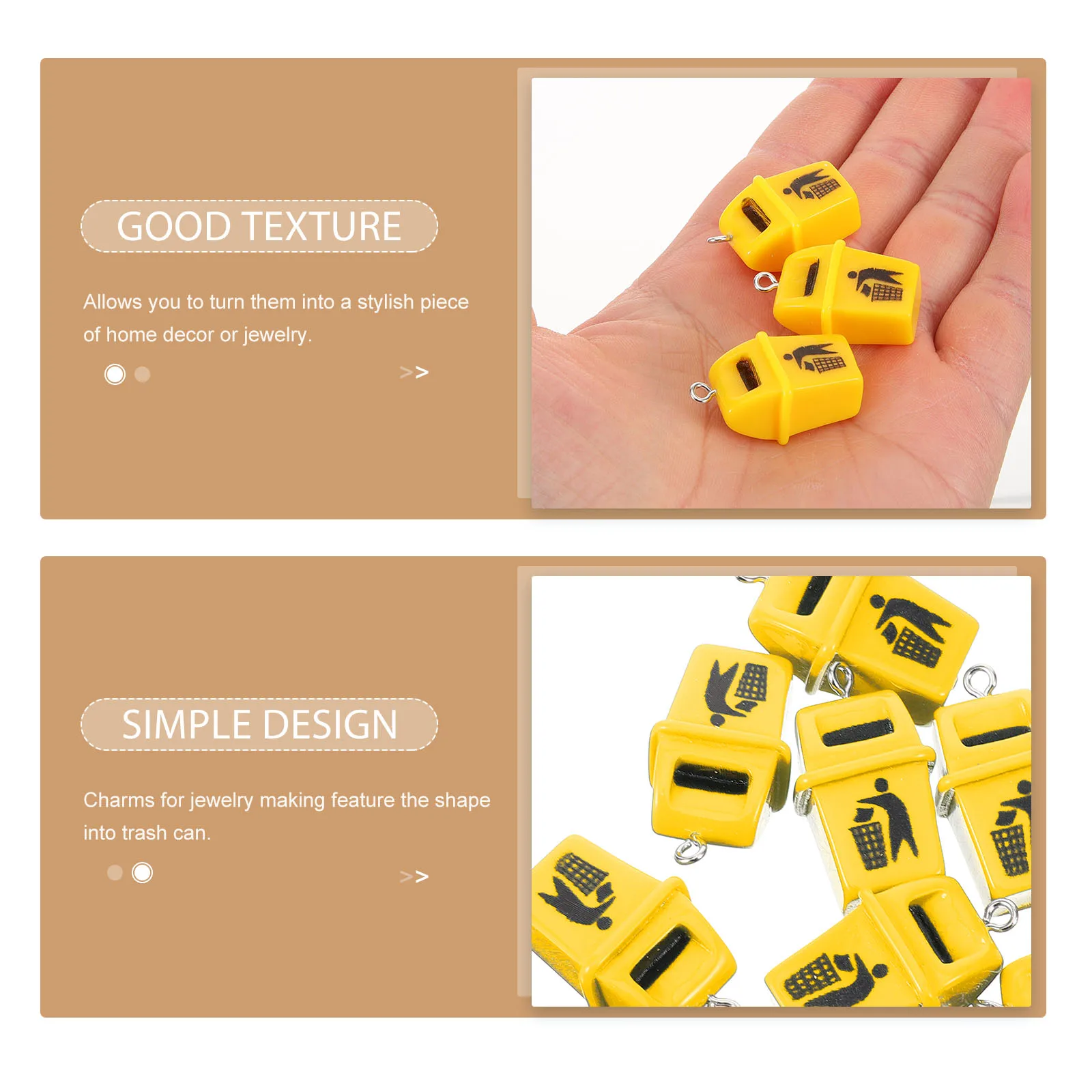 10pcs Trash Can Pendant Accessories Resin Bead for Keychains Earrings Jewelry Making Charms Bulk Crafting Ornaments Gifts
10pcs Trash Can Pendant Accessories Resin Bead for Keychains Earrings Jewelry Making Charms Bulk Crafting Ornaments Gifts