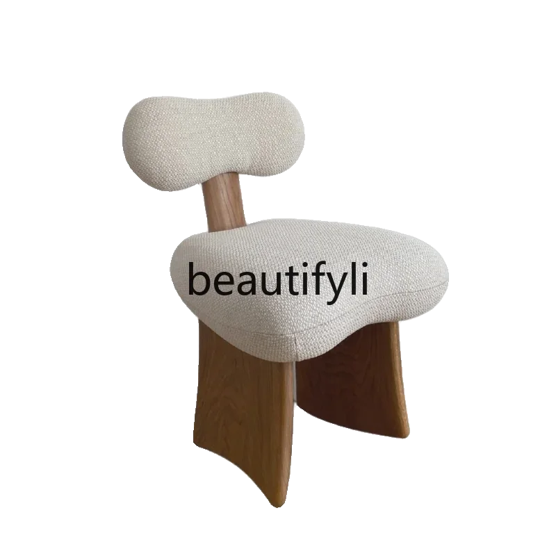 Medieval solid wood dining chair retro lamb wool modern simple chair log chair dressing
Medieval solid wood dining chair retro lamb wool modern simple chair log chair dressing