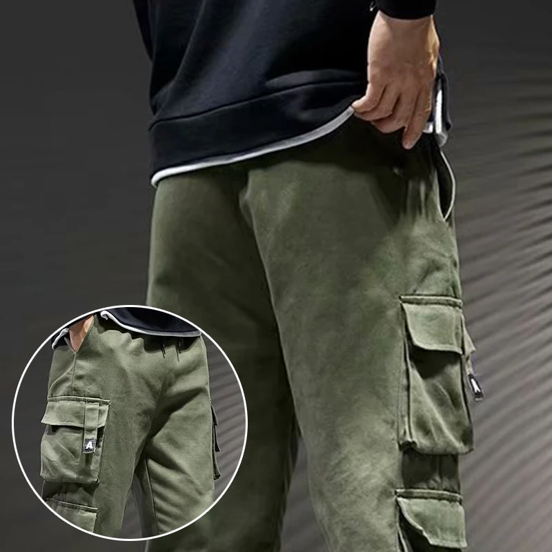 Men's Bound Feet Plush Thermal Winter Pants Fashion Youth Wear-resistant Casual Trousers Basic Multi Pockets Joggers Cargo Pants
Men's Bound Feet Plush Thermal Winter Pants Fashion Youth Wear-resistant Casual Trousers Basic Multi Pockets Joggers Cargo Pants