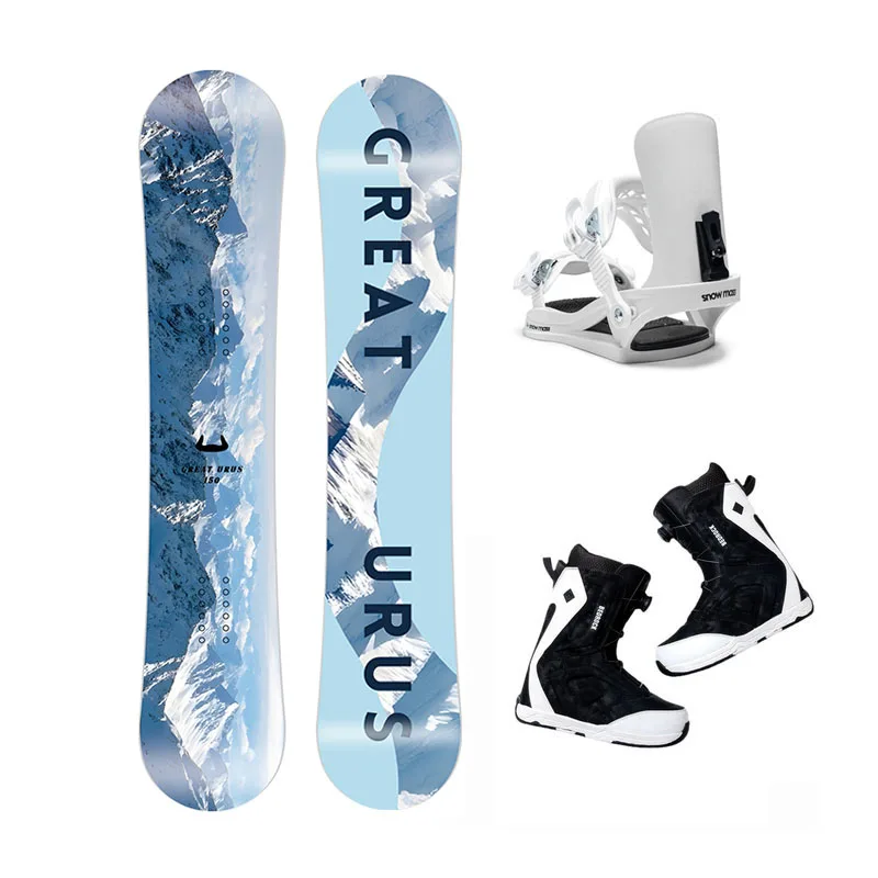 Wholesale Complete Snowboard Package With Boots Bindings Straps - Factory Direct Supplier
Wholesale Complete Snowboard Package With Boots Bindings Straps - Factory Direct Supplier