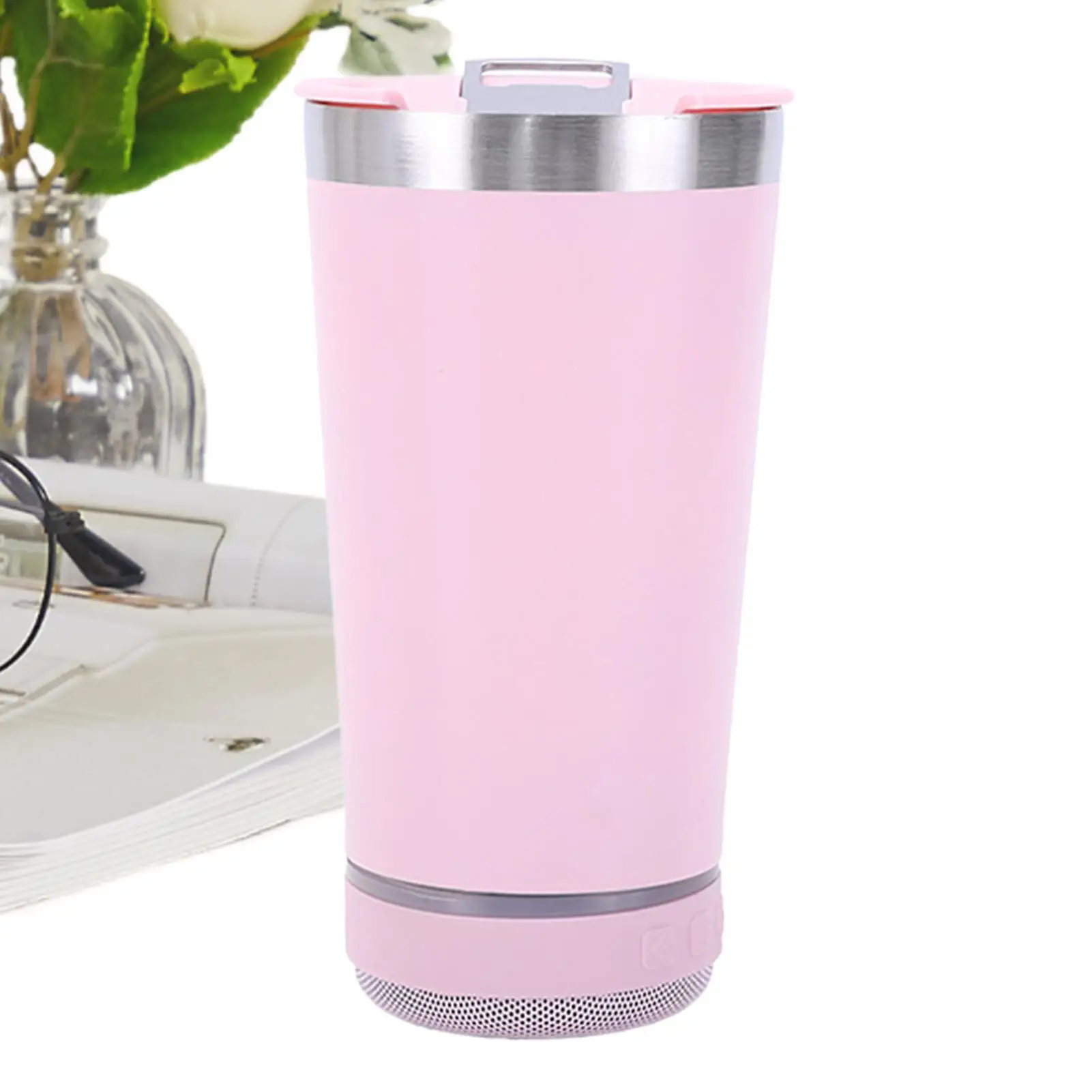 Tumbler With Speaker On Bottom 16oz Insulated Tumbler Insulated Coffee Mug For Campers Travelers Beach Camping Tailgating
Tumbler With Speaker On Bottom 16oz Insulated Tumbler Insulated Coffee Mug For Campers Travelers Beach Camping Tailgating