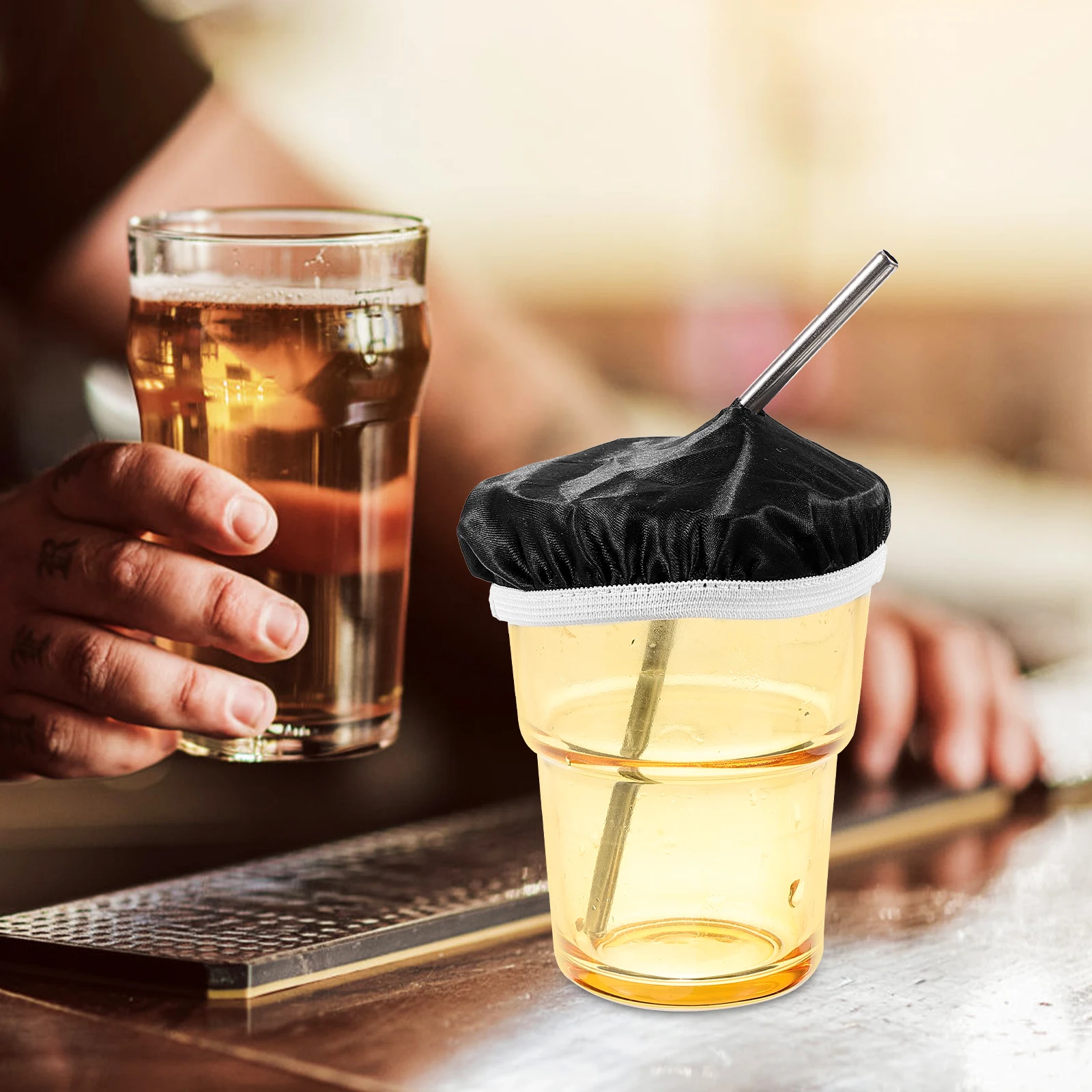 10 Pcs Anti Cup Covers Polyester Glass Protectors Elastic Reusable Water Safe Black 34 Nightclub Drink Protector
10 Pcs Anti Cup Covers Polyester Glass Protectors Elastic Reusable Water Safe Black 34 Nightclub Drink Protector