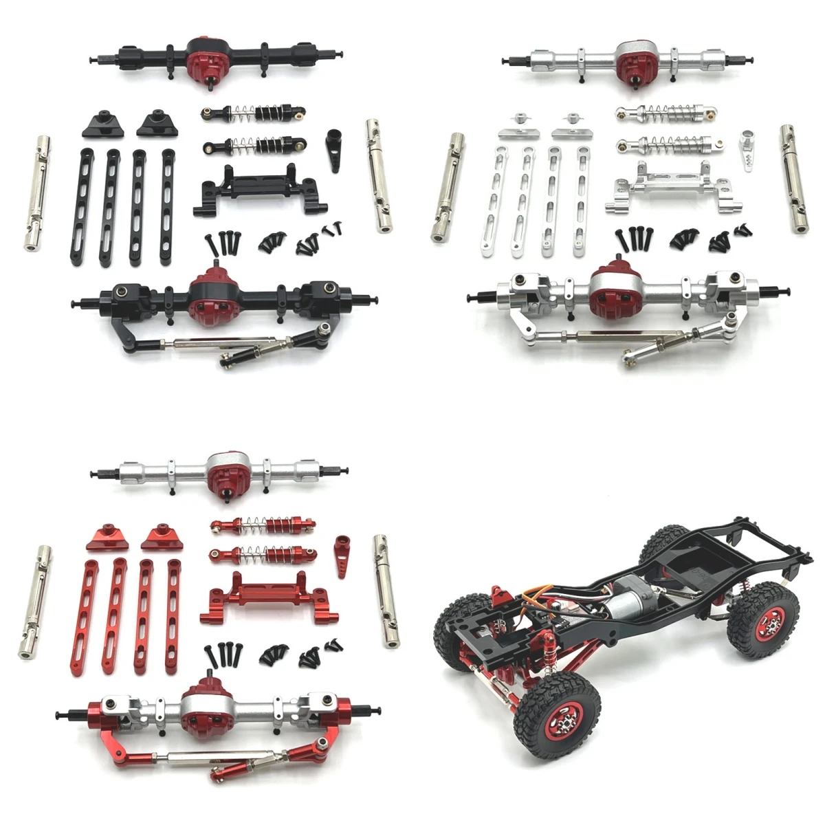 MANGNIU 1/12 Scale MN82 LC79 MN78 RC Car Accessories - Metal Upgrade Front & Rear Assembly Kit
MANGNIU 1/12 Scale MN82 LC79 MN78 RC Car Accessories - Metal Upgrade Front & Rear Assembly Kit