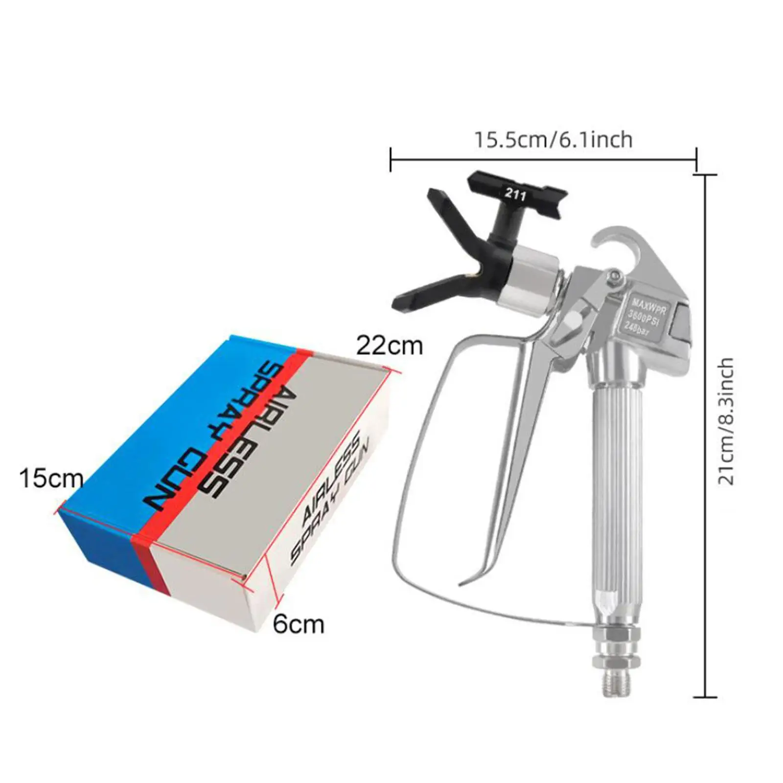 Airless Paint Sprayer Kit Airless Spraying Machine for Home Doors Walls
Airless Paint Sprayer Kit Airless Spraying Machine for Home Doors Walls