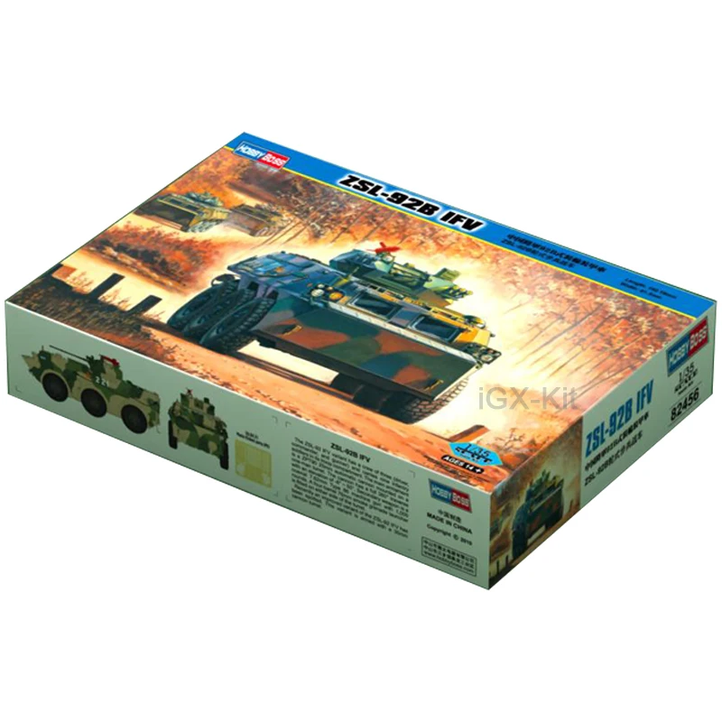 Hobbyboss 82456 1/35 Scale ZSL92 ZSL-92B IFV Wheeled Infantry Fighting Vehicle Car Hobby Craft Toy Plastic Model Building Kit
Hobbyboss 82456 1/35 Scale ZSL92 ZSL-92B IFV Wheeled Infantry Fighting Vehicle Car Hobby Craft Toy Plastic Model Building Kit