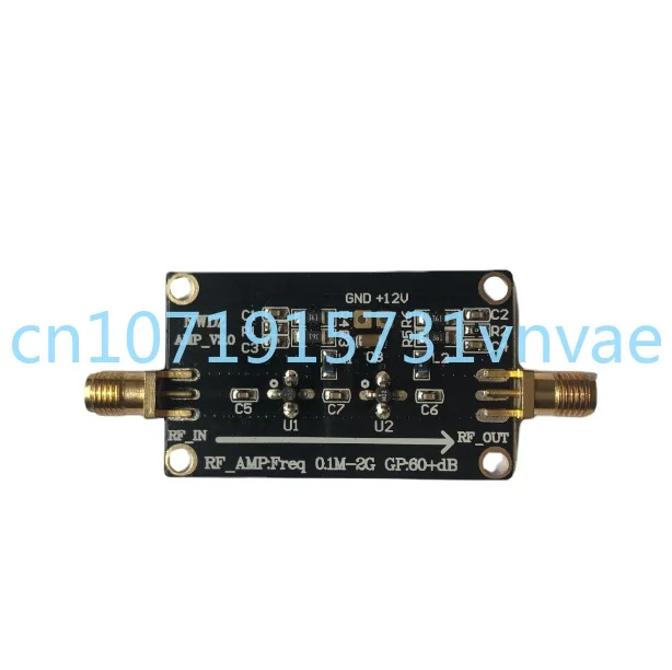 Широкополосный усилитель РЧ выход с низким уровнем шума LNA 0,1 M-2G Gain 60dB двухступенчатый усилитель
Широкополосный усилитель РЧ выход с низким уровнем шума LNA 0,1 M-2G Gain 60dB двухступенчатый усилитель