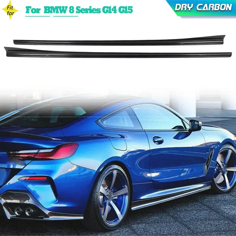 Удлинители боковых юбок из сухого углеродного волокна для BMW 8 серии G14 G15 M-Sport 2D 2019-2021, фартук для боковых дверей, бампер, комплекты кузова для губ
Удлинители боковых юбок из сухого углеродного волокна для BMW 8 серии G14 G15 M-Sport 2D 2019-2021, фартук для боковых дверей, бампер, комплекты кузова для губ