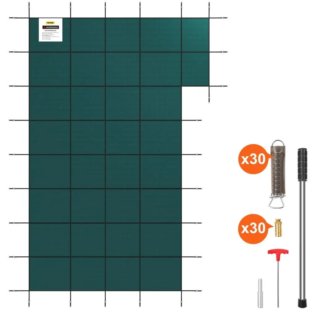 Inground Pool Safety Cover 22ft x 42ft Rectangular Winter Pool Cover with Right Step Triple Stitched High Strength Mesh PP Rain
Inground Pool Safety Cover 22ft x 42ft Rectangular Winter Pool Cover with Right Step Triple Stitched High Strength Mesh PP Rain