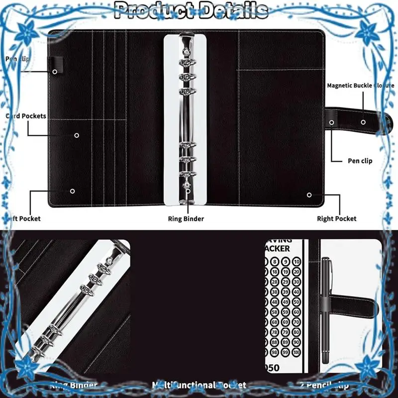 100 Envelope Challenge Binder, A5 Money Saving Budget Binder - Save 5,050 With The Money Saving Challenge Black Durable
100 Envelope Challenge Binder, A5 Money Saving Budget Binder - Save 5,050 With The Money Saving Challenge Black Durable