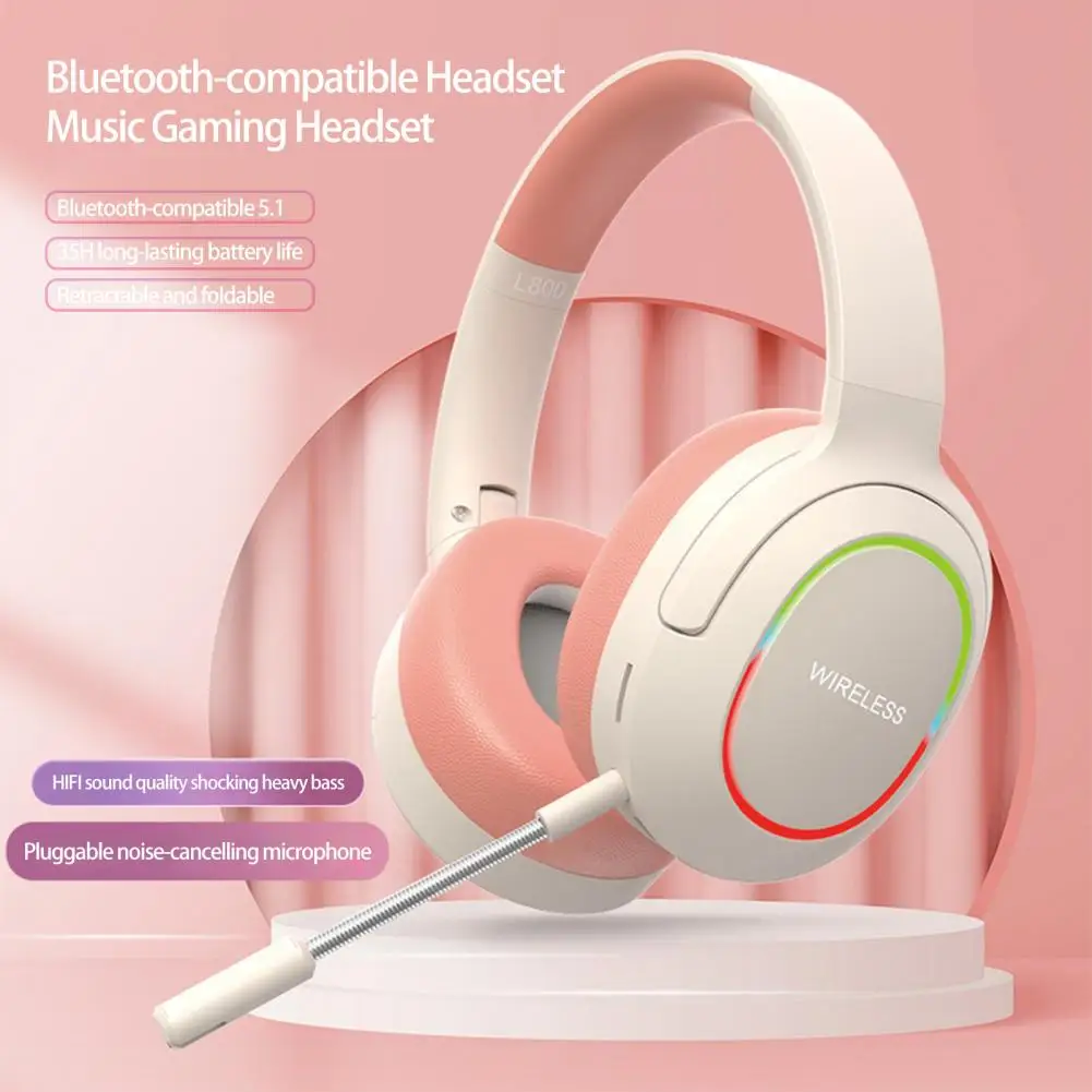 Wireless Gaming Headset Earphones 3.5mm Over-ear Stereo Gaming Headphone Microphone For N-switch Earphones For Ps4 Pc Laptop
Wireless Gaming Headset Earphones 3.5mm Over-ear Stereo Gaming Headphone Microphone For N-switch Earphones For Ps4 Pc Laptop