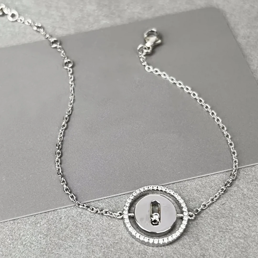 Classic 925 Sterling Silver Event Diamond Women's Jewelry Bracelet, Fashionable And Gorgeous Anniversary Gift
Classic 925 Sterling Silver Event Diamond Women's Jewelry Bracelet, Fashionable And Gorgeous Anniversary Gift