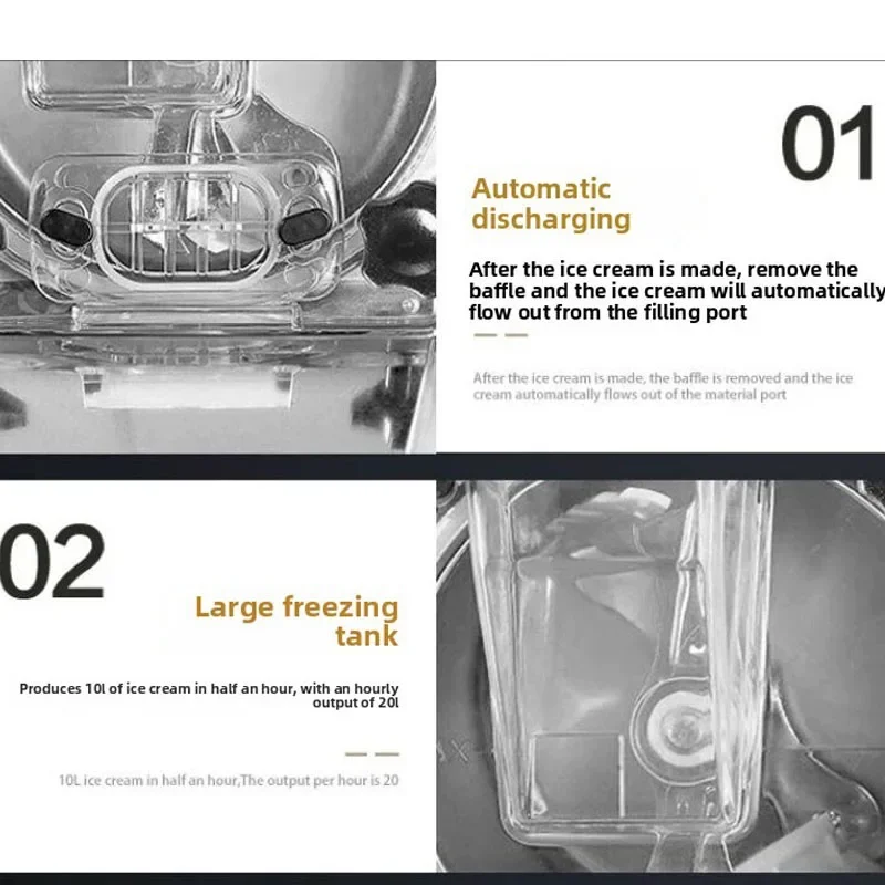 Digital Touch Screen Hard Ice Cream Machine Energy Saving Fast Freezing Stainless Steel Gelato Batch Freezer (Customized)
Digital Touch Screen Hard Ice Cream Machine Energy Saving Fast Freezing Stainless Steel Gelato Batch Freezer (Customized)