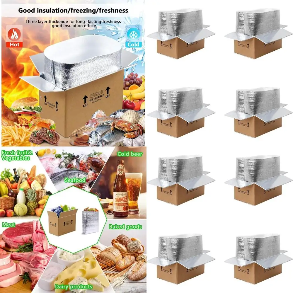 Изолированные транспортировочные коробки размером 9x7x4 дюйма с алюминиевой фольгой, двойная изоляция для замороженных и горячих продуктов питания, многоразовый выходный доставка,
Изолированные транспортировочные коробки размером 9x7x4 дюйма с алюминиевой фольгой, двойная изоляция для замороженных и горячих продуктов питания, многоразовый выходный доставка,